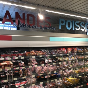 Linéaire -viande-poisson